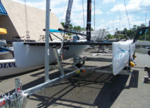 boat trailer for catamaran