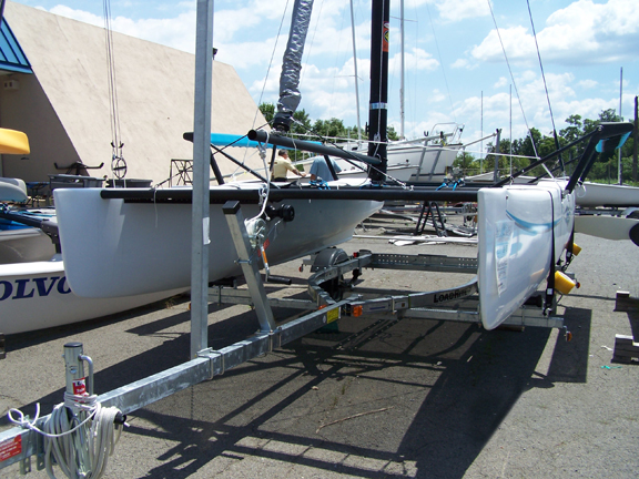 boat trailer for catamaran