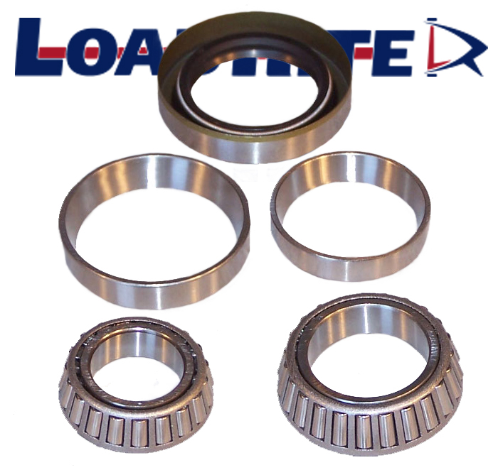 Trailer Tandem Axle Bearing Kits 171255TB Set of 4 L44649/L44610 Grease Seal 10-19 Compatible with 3500 Lbs Trailer Axle Replaces L68149/L68111 