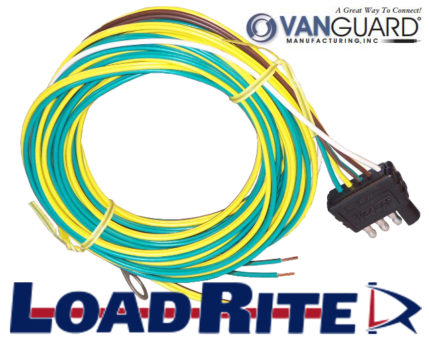 4 WAY TRAILER WIRING HARNESS - 18' | Load Rite Trailers