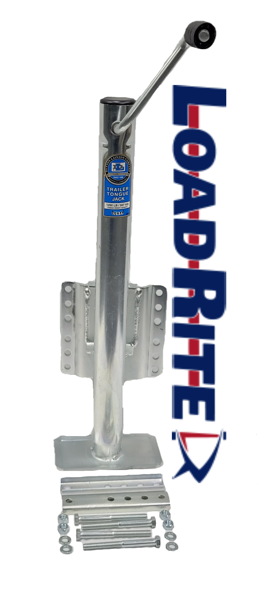 TONGUE JACK 1250LB WITH FOOT Load Rite Trailers