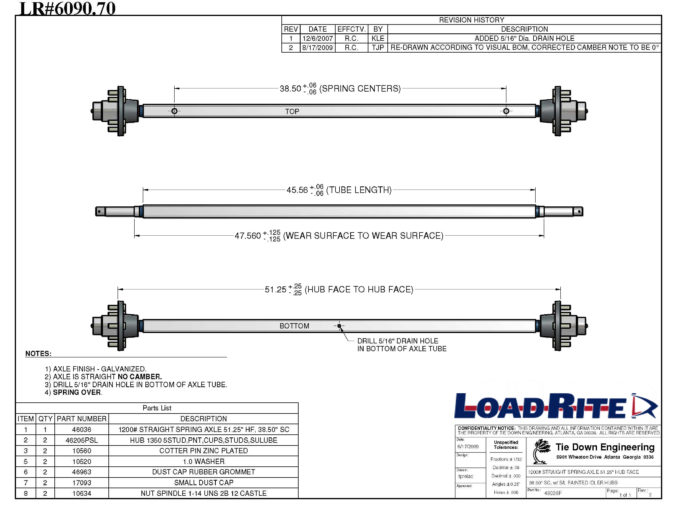 Parts Load Rite Trailers