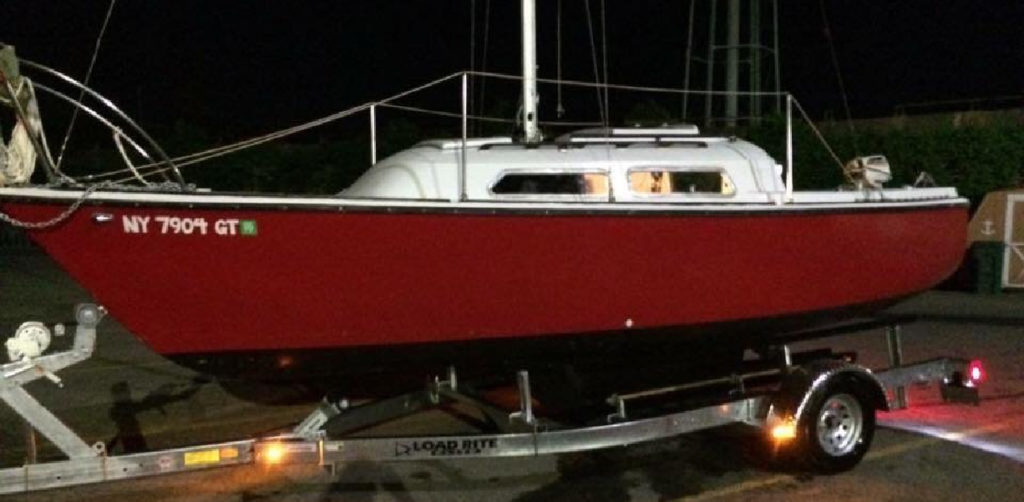 30 ft sailboat with trailer for sale