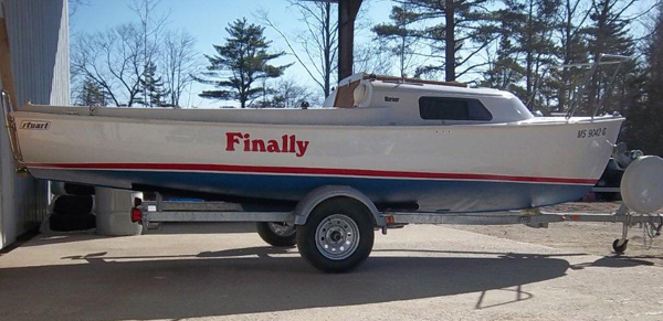 full keel sailboat trailer