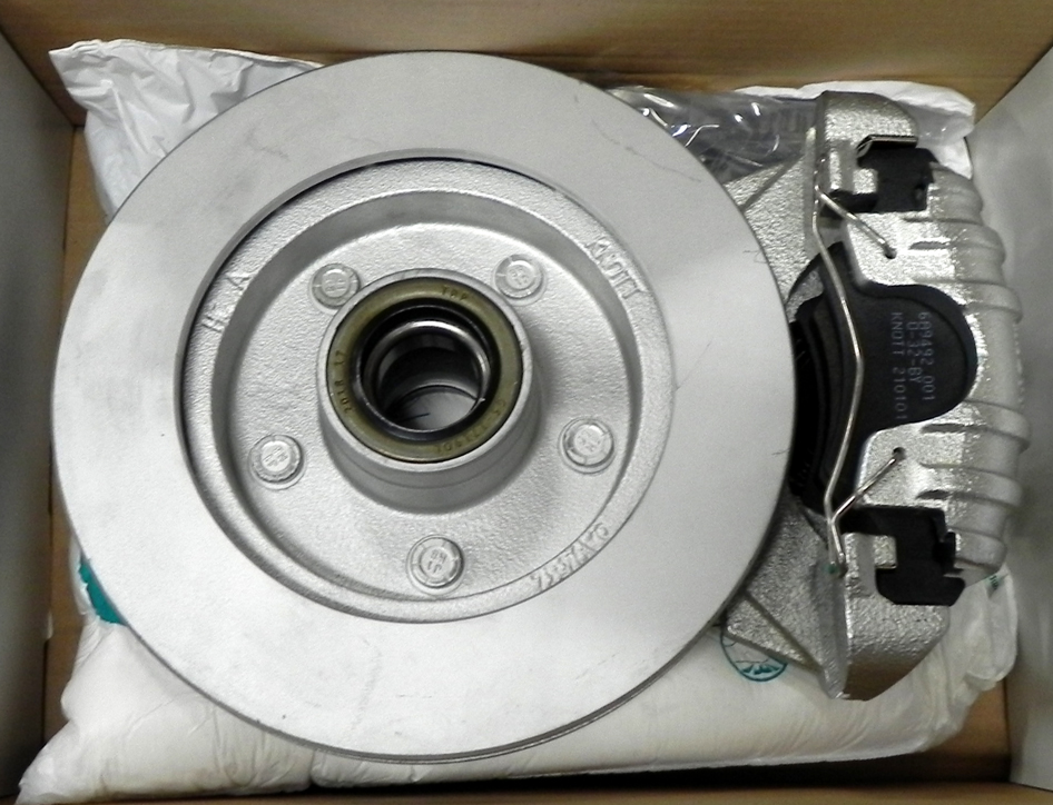 10 KNOTT Disc Brake Kit, fits 3.7k KNOTT torsion axle